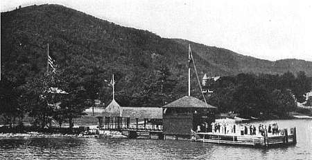 Silver Bay Landing and Paine Hall 1912