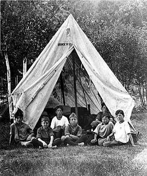Tenting on Van Buren Bay 1913